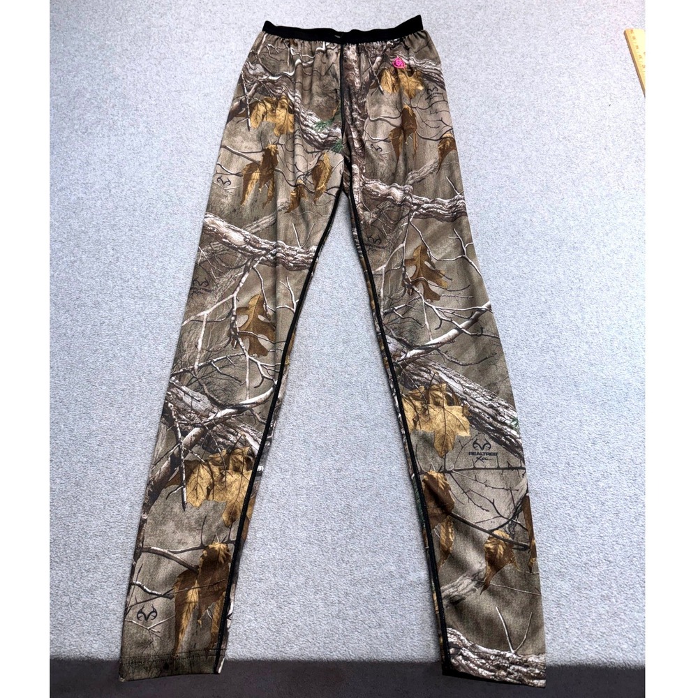 Game Winner Womens M Realtree Xtra Camo Pants Pink Logo Hunting Outdoor Utility